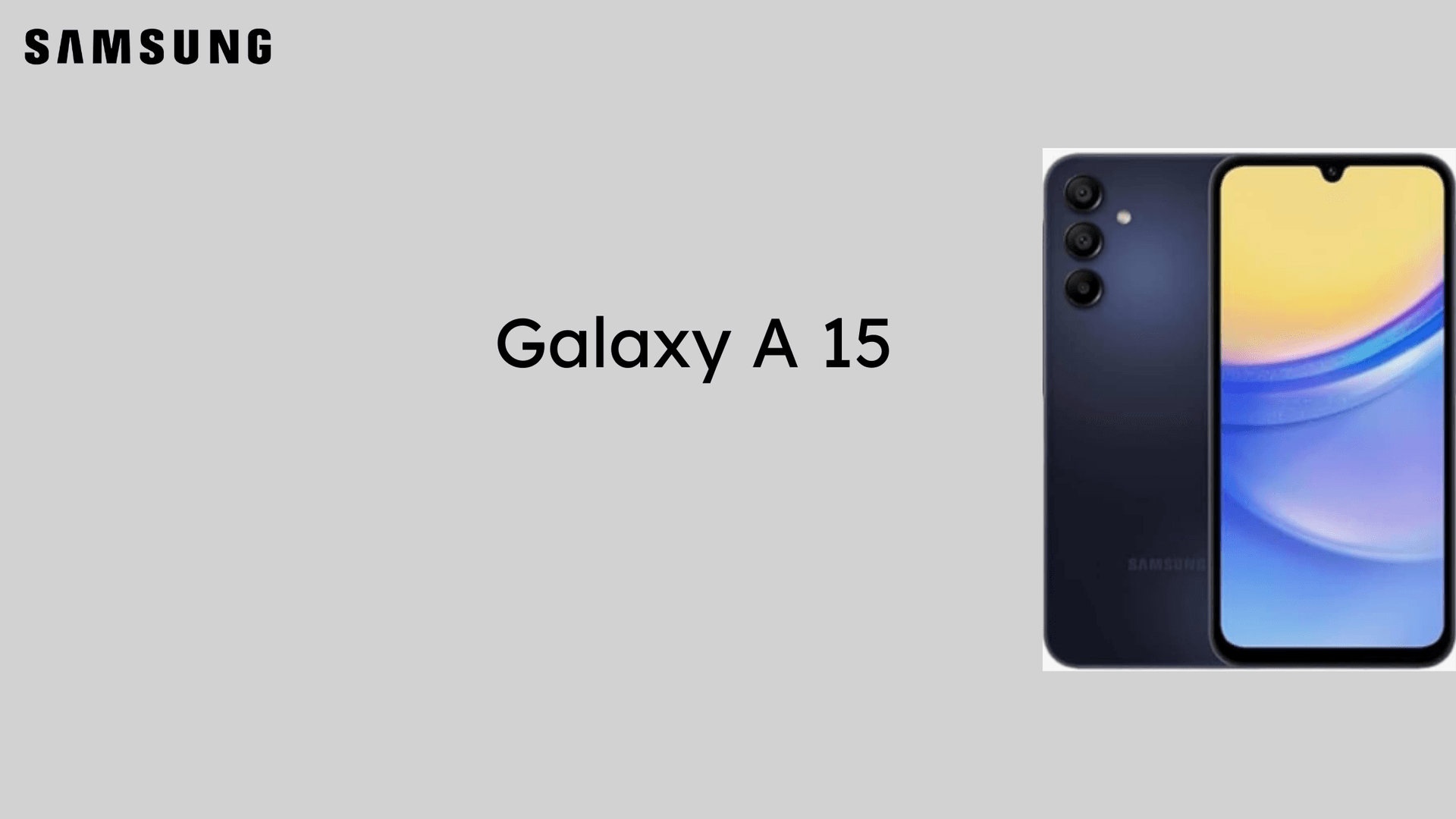 Samsung Galaxy A15 (Refurbished)