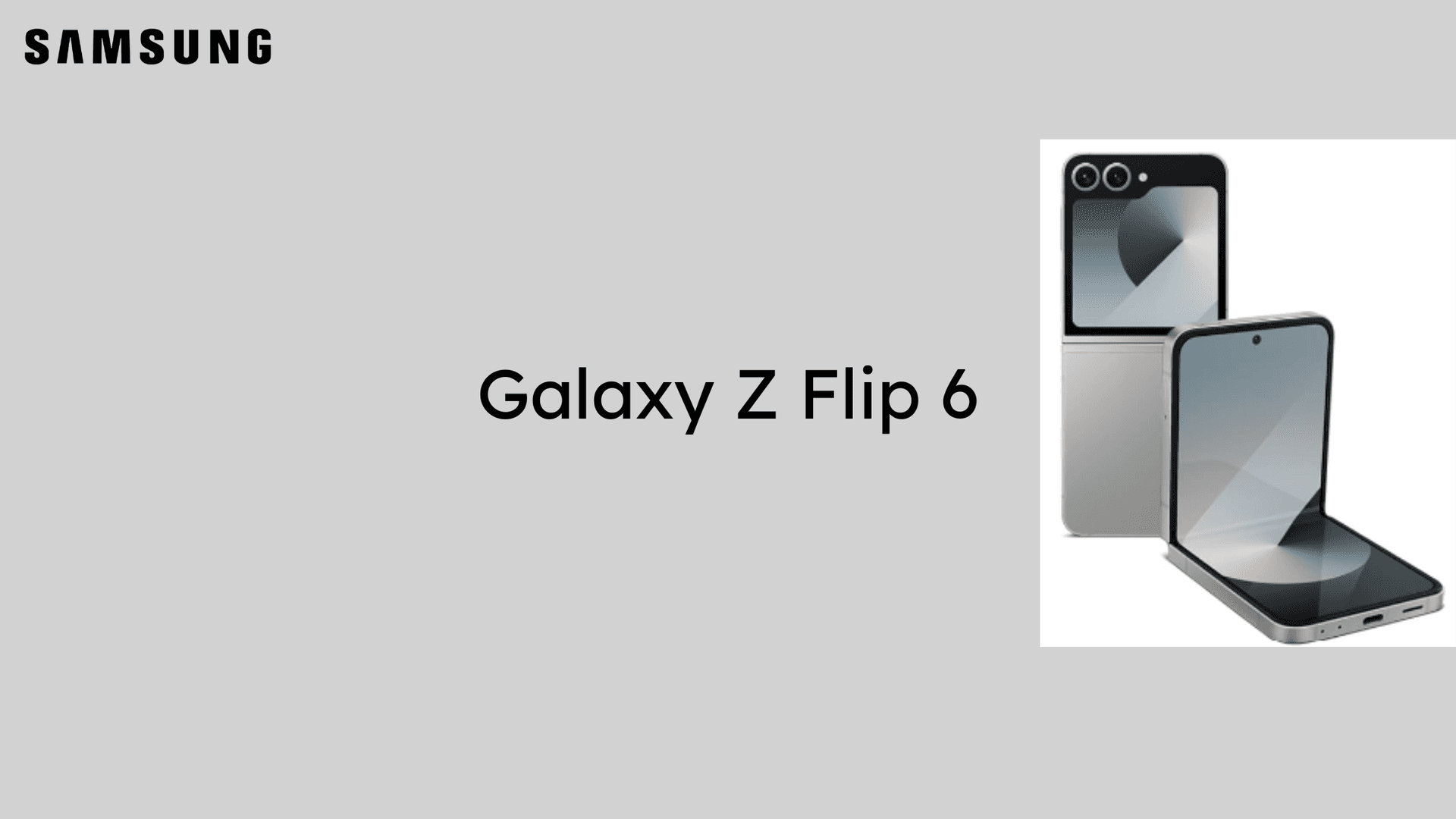 SAMSUNG Galaxy Z Flip6
