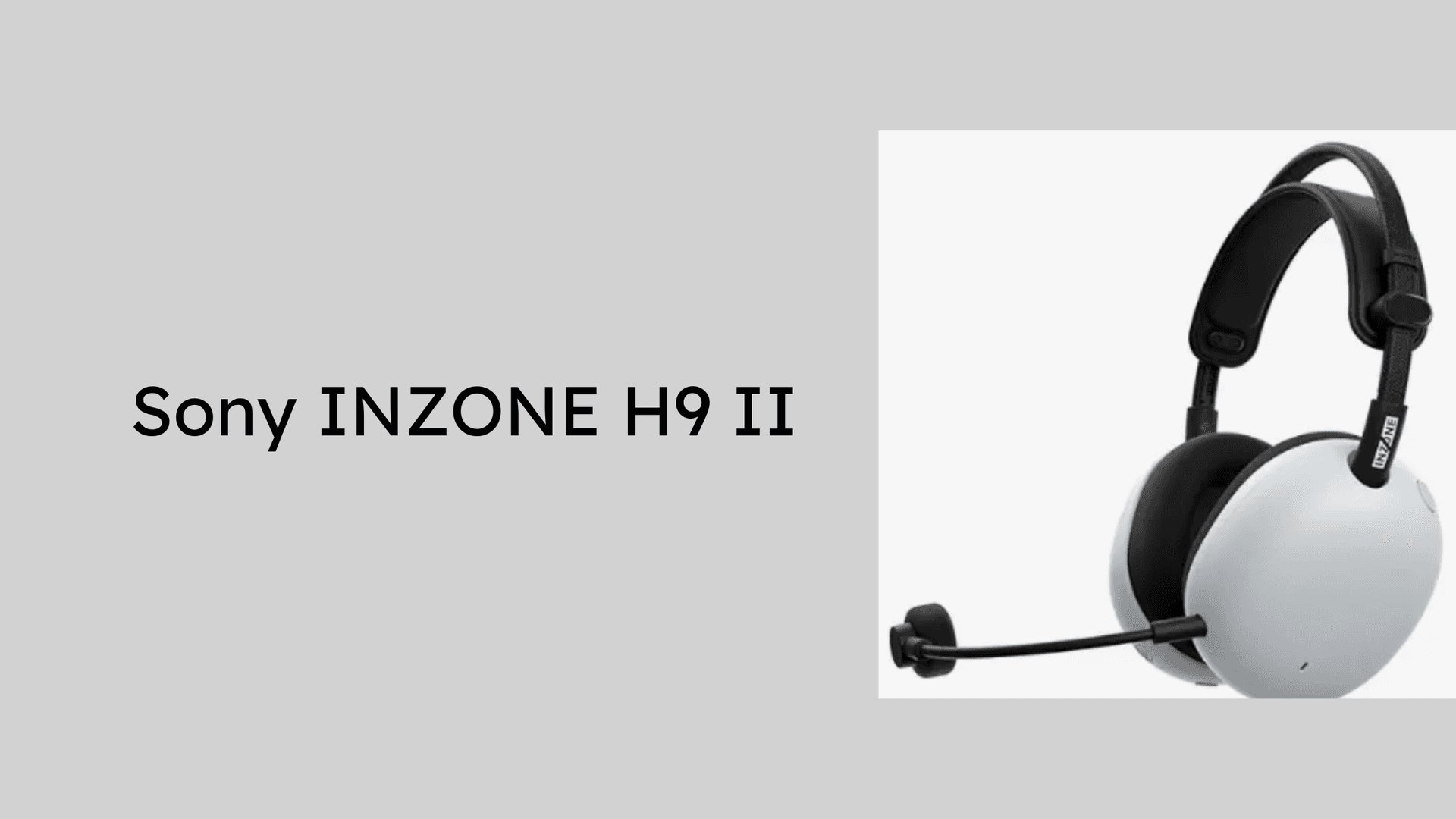 Sony INZONE H9 II Wireless Noise Canceling Headset